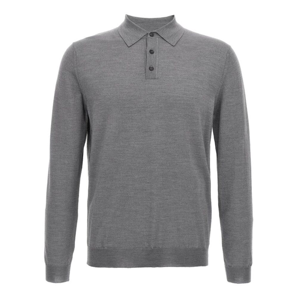 Zanone Men's Virgin Wool Polo Shirt